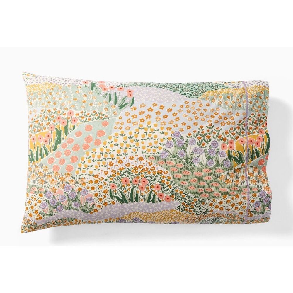 West Elm Flower Field Twin Sheet Set